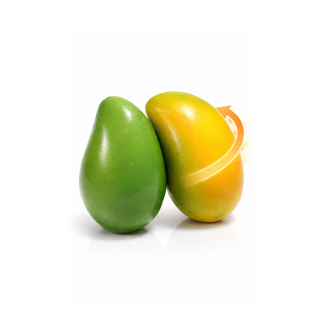 kneadyo color changing mango handcrafted stressball relief toy