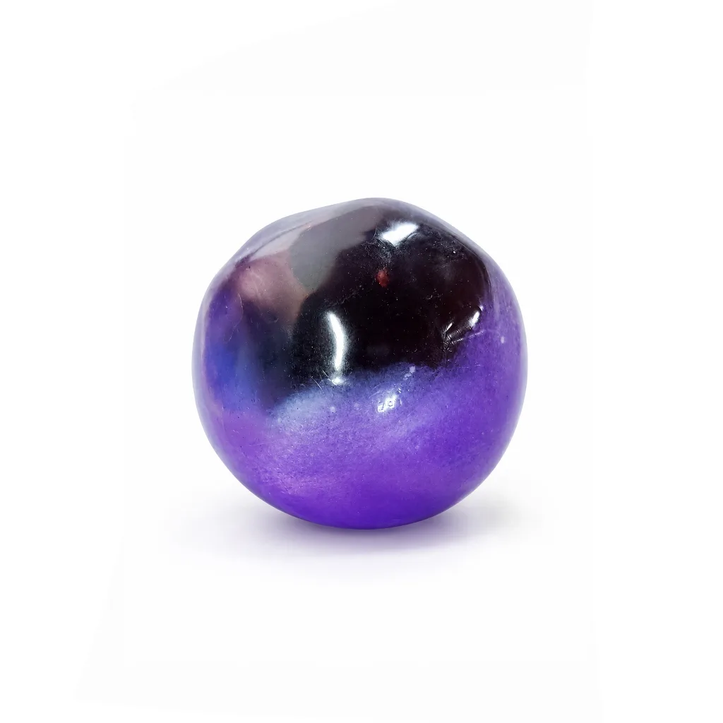 kneadyo black plum slush ball handcrafted stressball relief toy