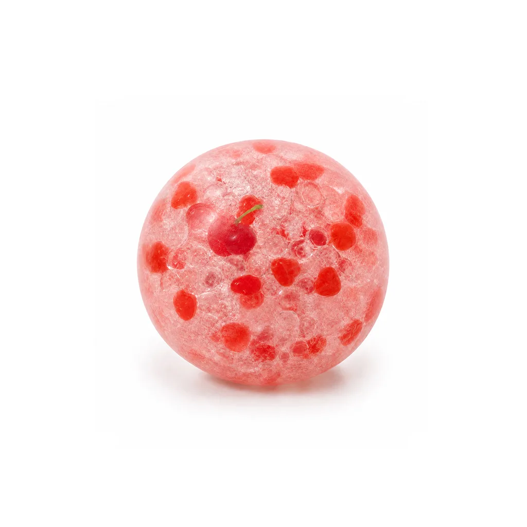 kneadyo cherry pomegranate handcrafted stressball relief toy