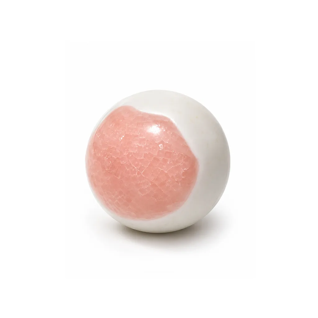 kneadyo peach mochi ball handcrafted stressball relief toy